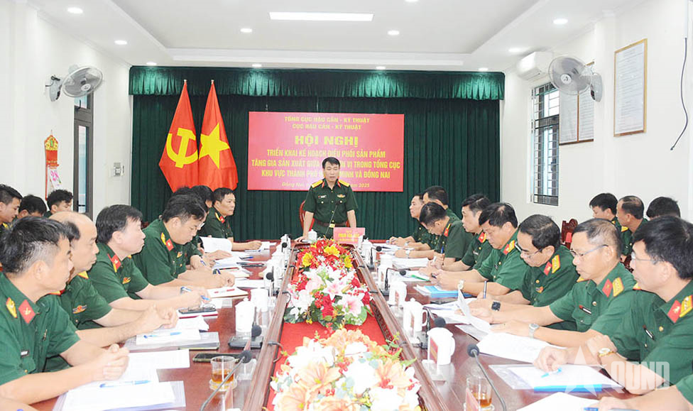 Điều phối sản phẩm tăng gia sản xuất giữa các đơn vị thuộc Tổng cục Hậu cần-Kỹ thuật khu vực phía Nam